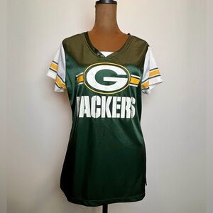 Green Bay Packers Women’s Jersey - NFL Team Apparel, Size Large